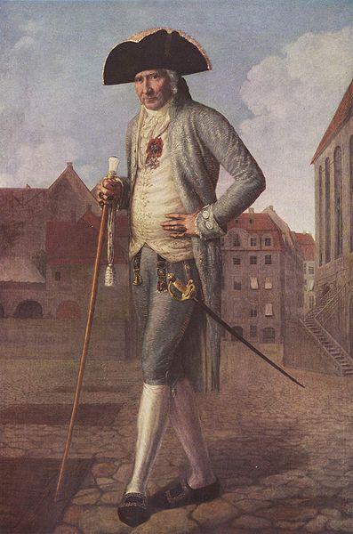 Johann Carl Wilck Portrat des Barons Rohrscheidt Sweden oil painting art